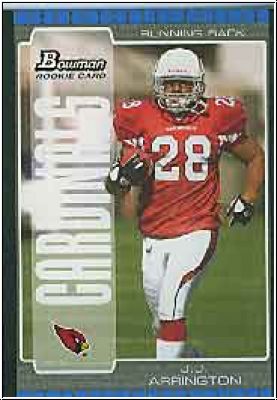 NFL 2005 Bowman - No. 132 - JJ Arrington