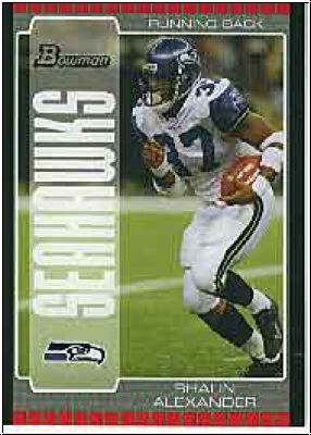 NFL 2005 Bowman - No 65 - Shaun Alexander