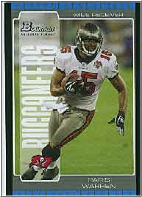 NFL 2005 Bowman - No. 210 - Paris Warren