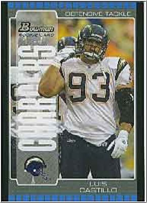 NFL 2005 Bowman - No. 209 - Luis Castillo