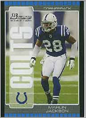 NFL 2005 Bowman - No. 208 - Marlin Jackson