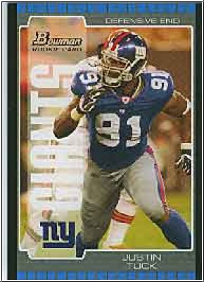 NFL 2005 Bowman - No. 205 - Justin Tuck