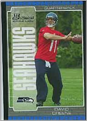 NFL 2005 Bowman - No 161 - David Greene