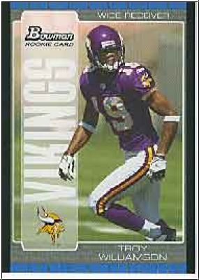 NFL 2005 Bowman - No 142 - Troy Williamson