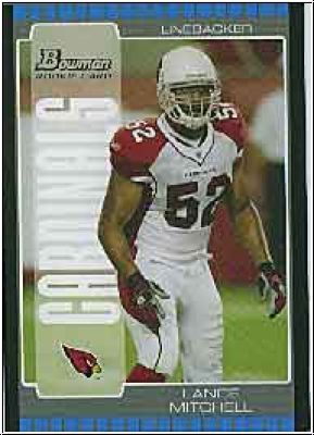 NFL 2005 Bowman - No. 192 - Lance Mitchell