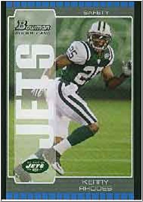 NFL 2005 Bowman - No. 263 - Kerry Rhodes