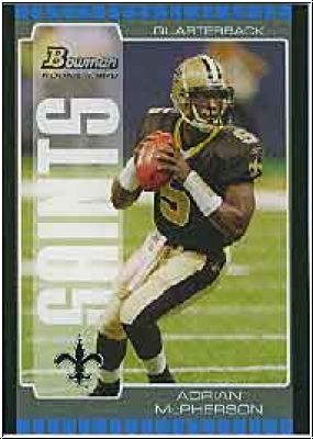 NFL 2005 Bowman - No. 325 - Adrian McPherson