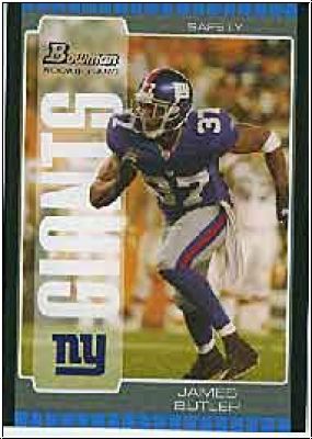 NFL 2005 Bowman - No 251 - James Butler