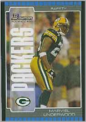 NFL 2005 Bowman - No. 273 - Marviel Underwood