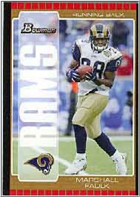 NFL 2005 Bowman Bronze - No. 25 - Marshall Faulk