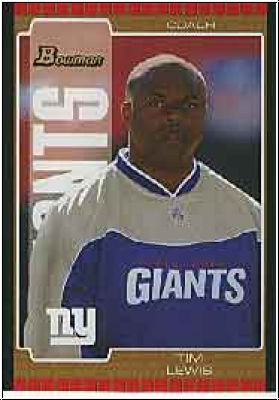 NFL 2005 Bowman Bronze - No 55 - Tim Lewis