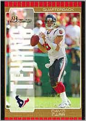 NFL 2005 Bowman Bronze - No 8 - David Carr