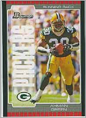 NFL 2005 Bowman - No 30 - Ahman Green