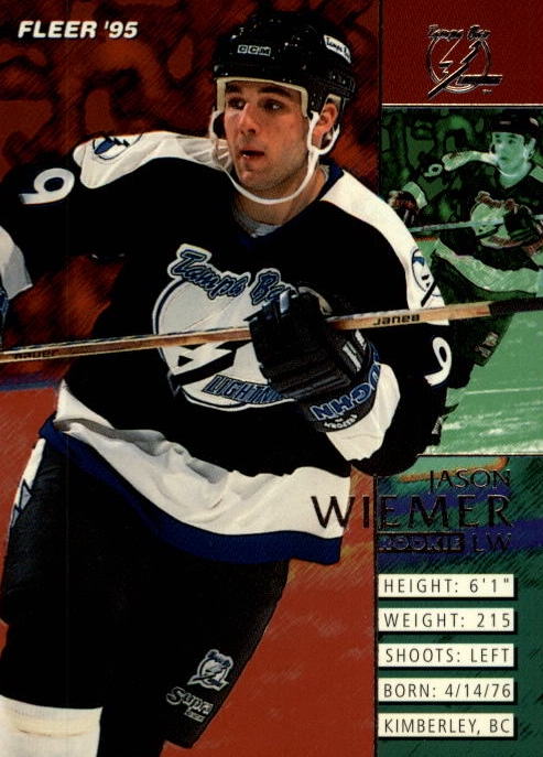 NHL 1994 / 95 Fleer - No 211 - Jason Wiemer