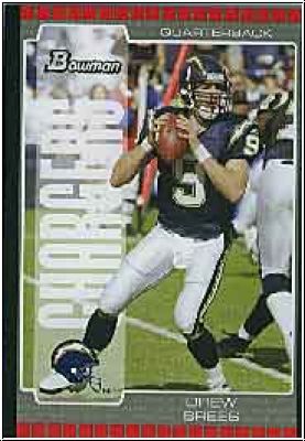 NFL 2005 Bowman - No 9 - Drew Brees