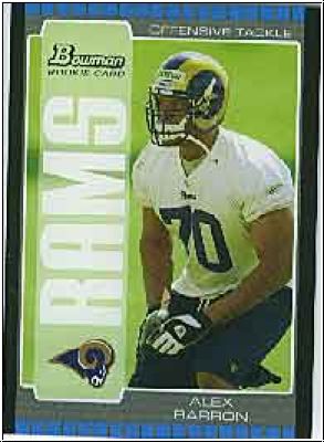 NFL 2005 Bowman - No 174 - Alex Barron