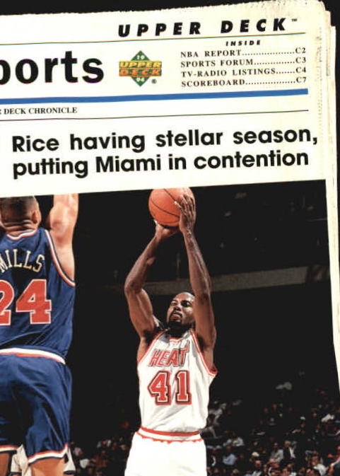 NBA 1993-94 Upper Deck SE - No. 212 - Glen Rice