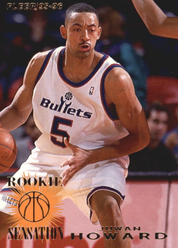 NBA 1995-96 Fleer European - No 212 - Juwan Howard