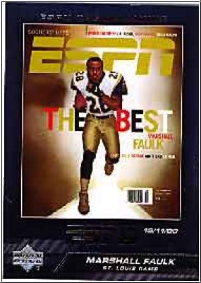 NFL 2005 Upper Deck ESPN Magazine Covers - Faulk