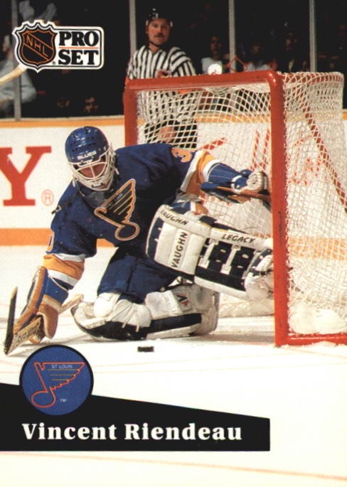 NHL 1991-92 ProSet French - No 213 - Vincent Riendeau