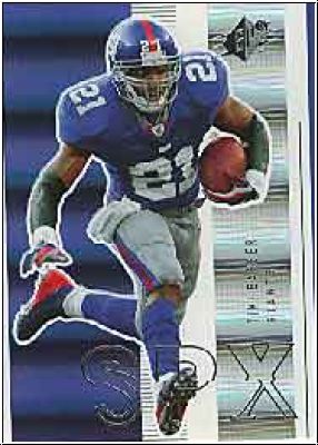 NFL 2005 SPx - No 62 - Tiki Barber