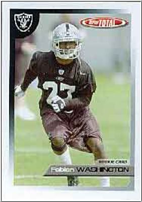 NFL 2005 Topps Total - No 539 - Fabian Washington