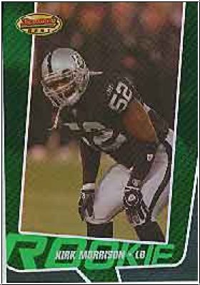 NFL 2005 Bowman's Best Green - No 82 - Kirk Morrison