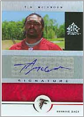 NFL 2005 Reflections Signature Red - No SR-TM - T.A. McLendon