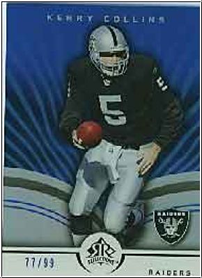 NFL 2005 Reflections Blue - No 68 - Kerry Collins