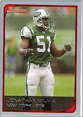 NFL 2006 Bowman - No 68 - Jonathan Vilma