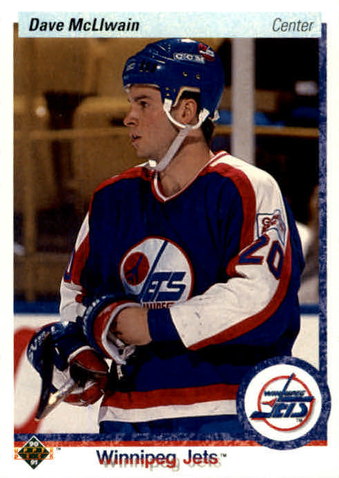 NHL 1990-91 Upper Deck - No 216 - Dave McLlwain