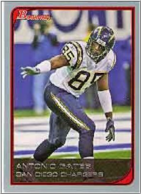 NFL 2006 Bowman - No 84 - Antonio Gates