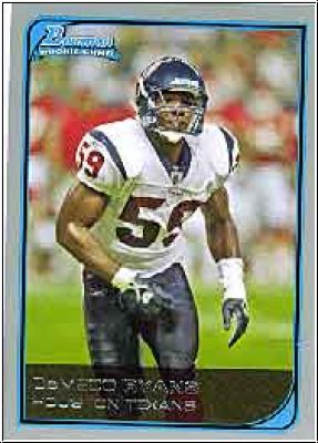 NFL 2006 Bowman - No. 225 - DeMeco Ryans