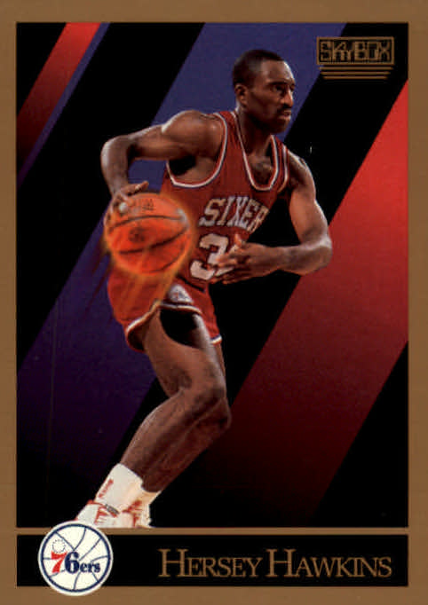 NBA 1990-91 SkyBox - No 216 - Hersey Hawkins