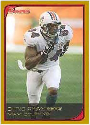 NFL 2006 Bowman Gold - No. 76 - Chris Chambers