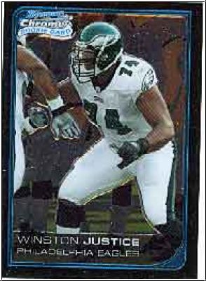 NFL 2006 Bowman Chrome - No 3 - Winston Justice