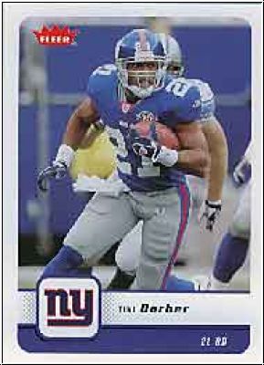 NFL 2006 Fleer - No 64 - Tiki Barber