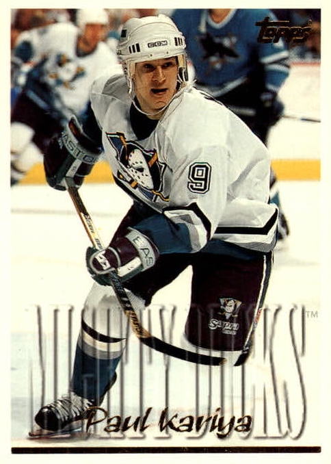 NHL 1995 / 96 Topps - No 217 - Paul Kariya
