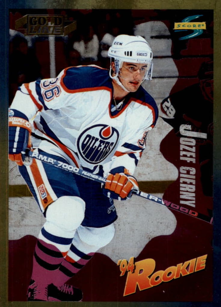 NHL 1994 / 95 Score Gold Line - No 217 - Jozef Cierny