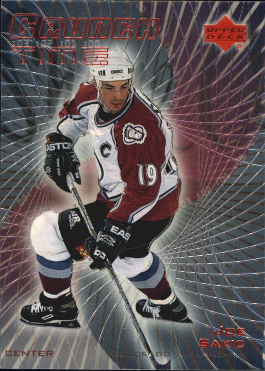 NHL 1999-00 Upper Deck Crunch Time - No CT-6 - Joe Sakic