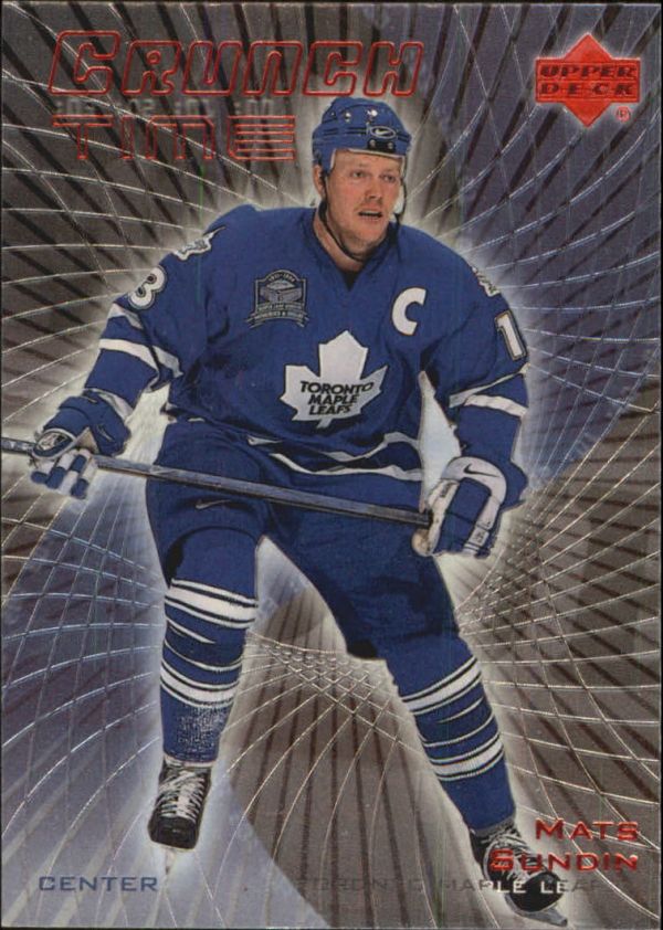 NHL 1999-00 Upper Deck Crunch Time - No CT-13 - Mats Sundin