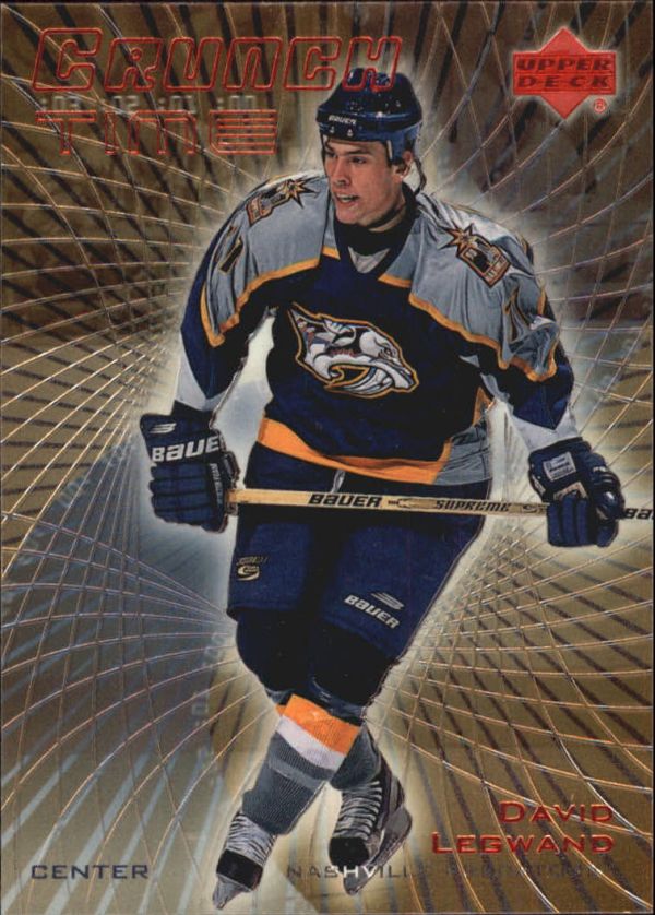 NHL 1999-00 Upper Deck Crunch Time - No CT-17 - David Legwand