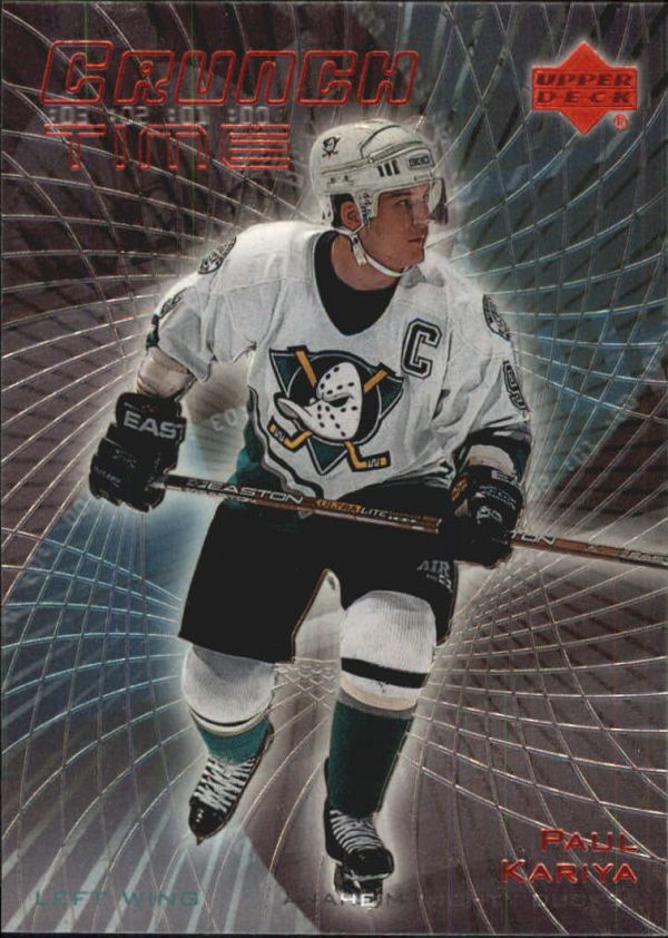 NHL 1999-00 Upper Deck Crunch Time - No CT-29 - Paul Kariya