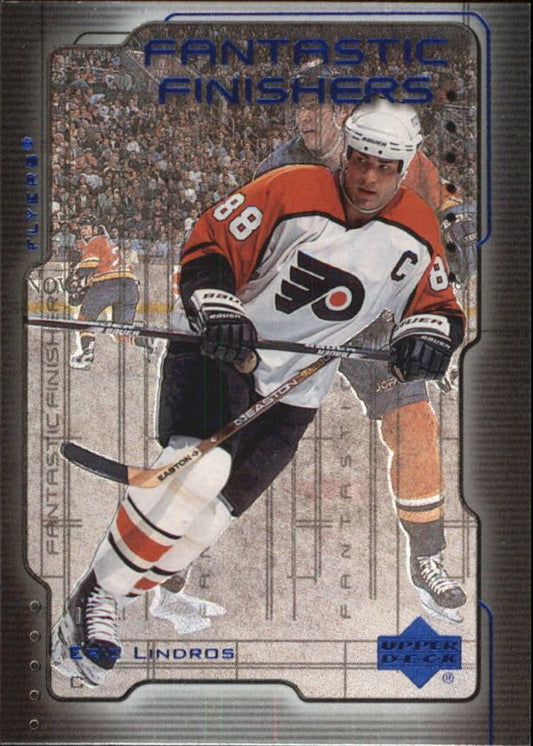 NHL 1999-00 Upper Deck Fantastic Finishers - No FF3 - Eric Lindros