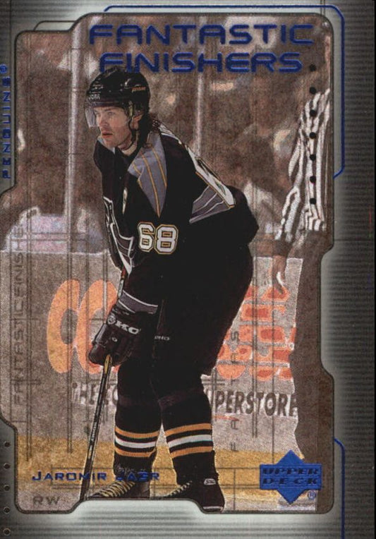 NHL 1999-00 Upper Deck Fantastic Finishers - No FF4 - Jaromir Jagr