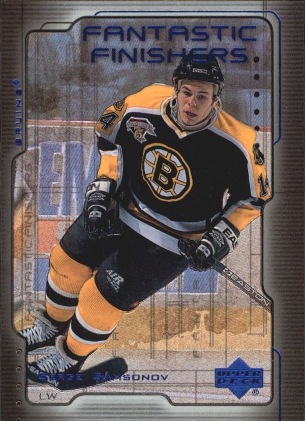 NHL 1999-00 Upper Deck Fantastic Finishers - No FF5 - Sergei Samsonov