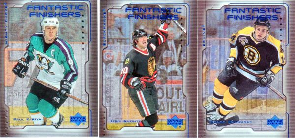 NHL 1999-00 Upper Deck Fantastic Finishers - No 1 - 15 - kompletter Satz