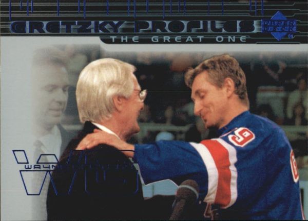 NHL 1999-00 Upper Deck Gretzky Profiles - No GP 7 - Wayne Gretzky / John Muckler