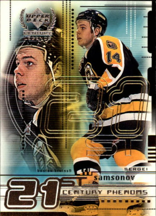 NHL 1999-00 Upper Deck Century Legends - No 71 - Sergei Samsonov
