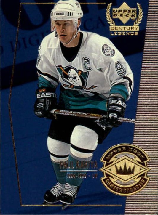 NHL 1999-00 Upper Deck Century Legends - No 54 - Kariya